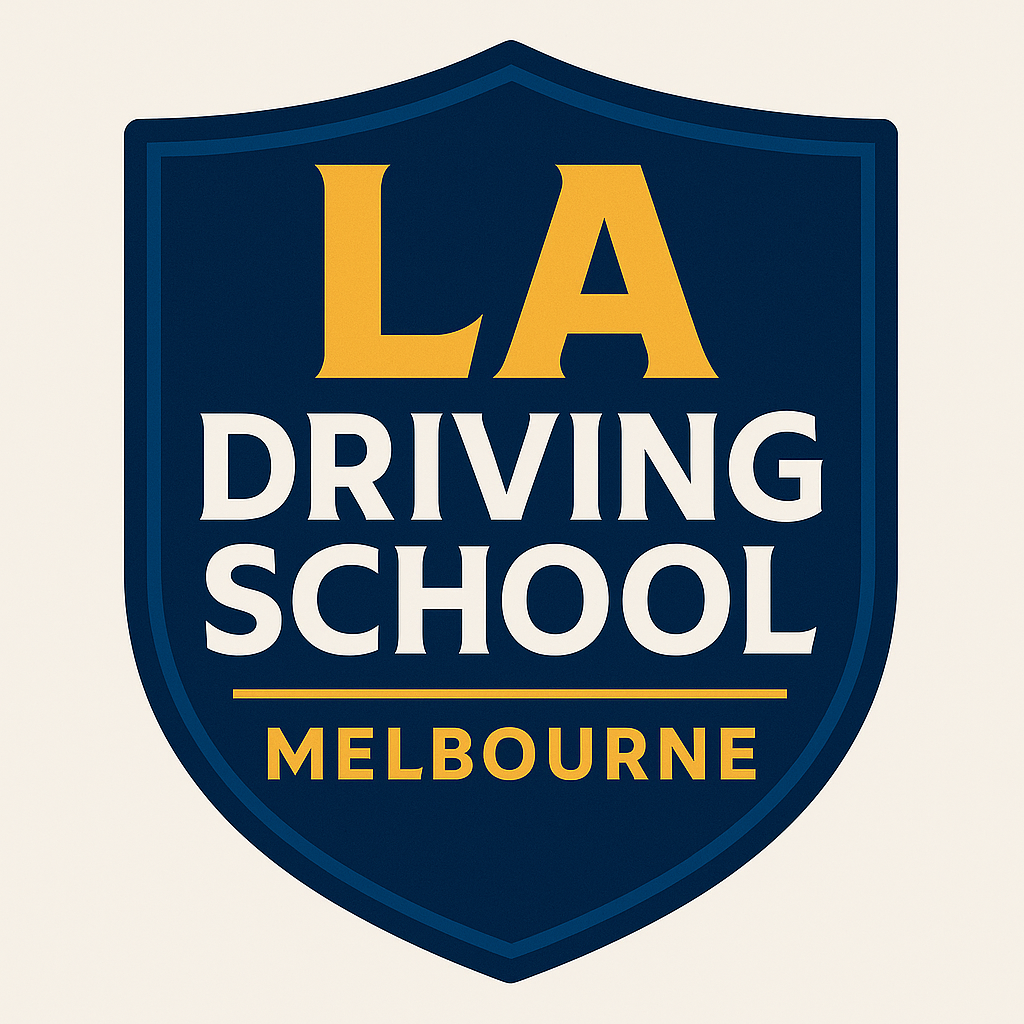 LA Driving School Logo Left